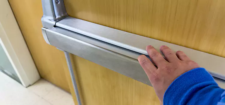 Installing a Push Bar on a Door Ashtabula